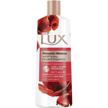 LUX Perfumed Body Wash Romantic Hibiscus For 24 Hours Long Lasting Fragrance, 500Ml