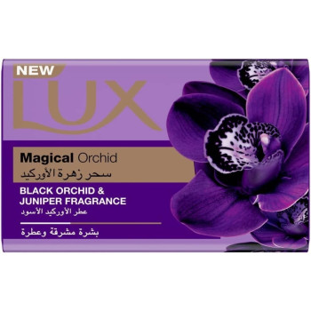 LUX Bar Soap For Fragrant Glowing Skin, Magical Orchid, With Black Orchid And Juniper Fragrance, 120g, Purple