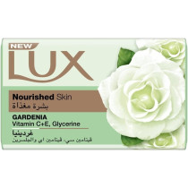 LUX Bar Soap For Nourished Skin, Gardenia, With Vitamin C, E, And Glycerine, 75g
