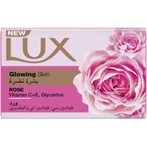 LUX Glowing Skin Rose Bar Soap With Vitamin C, E, Glycerine, 120g