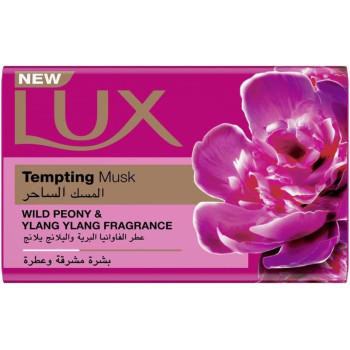 LUX Tempting Musk Glowing Skin Soap With Wild Peony And Ylang Ylang Fragrant, 120g