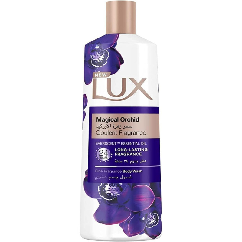 LUX Perfumed Body Wash Magical Orchid For 24 Hours Long Lasting Fragrance, 500ml