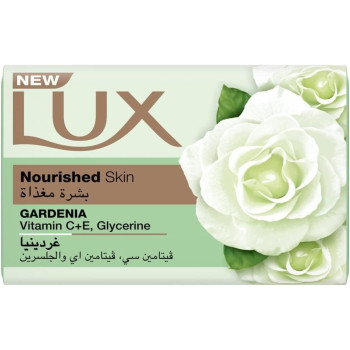 LUX Bar Soap For Nourished Skin, Gardenia, With Vitamin C, E, And Glycerine, 170g