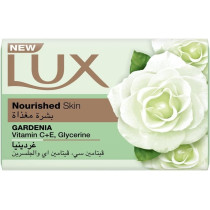LUX Bar Soap For Nourished Skin, Gardenia, With Vitamin C, E, And Glycerine, 170g