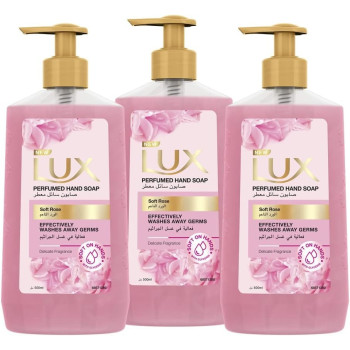 LUX Antibacterial Liquid Handwash Glycerine Enriched, Soft Rose, 500ml