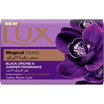 LUX Bar Soap For Fragrant Glowing Skin, Magical Orchid, With Black Orchid And Juniper Fragrance, 170g