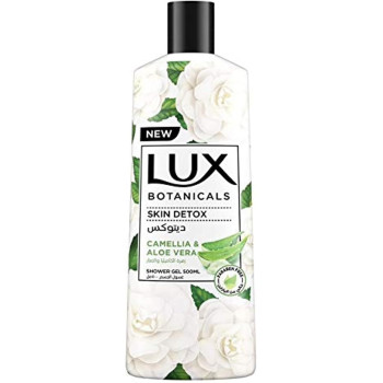 LUX Botanicals Body Wash Skin Detox With Nourishing Camellia And Aloevera, For Soft, Natural And Fragrant Skin, 500ml