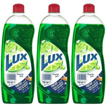 LUX Sunlight Dishwashing Liquid Regular, Pack of 3 x 750 Ml Each