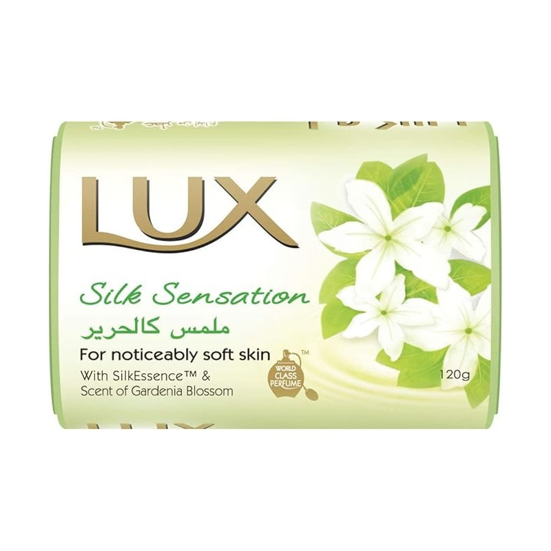 LUX Bar Soap Silk Sensation For Fragrant Glowing Skin, 120g