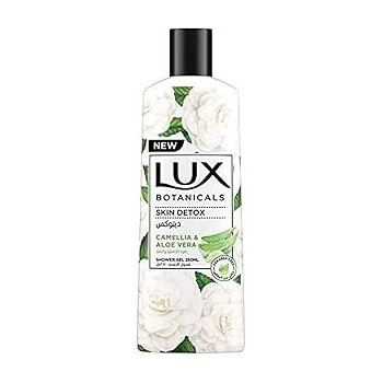 LUX Botanicals Perfumed Body Wash For Skin Detox Camellia And Aloe Vera, 250ML