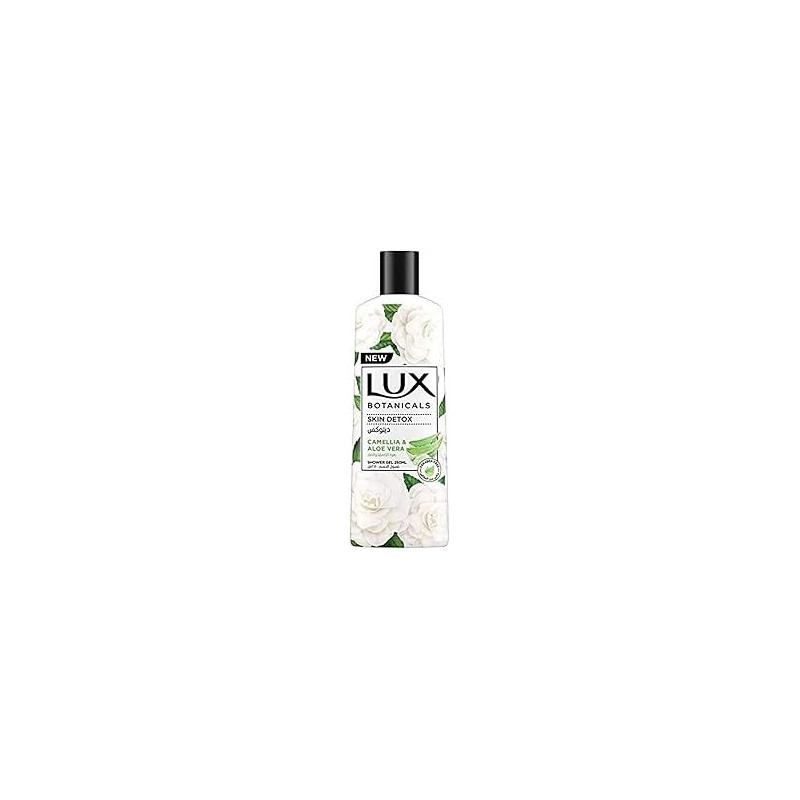 LUX Botanicals Perfumed Body Wash For Skin Detox Camellia And Aloe Vera, 250ML
