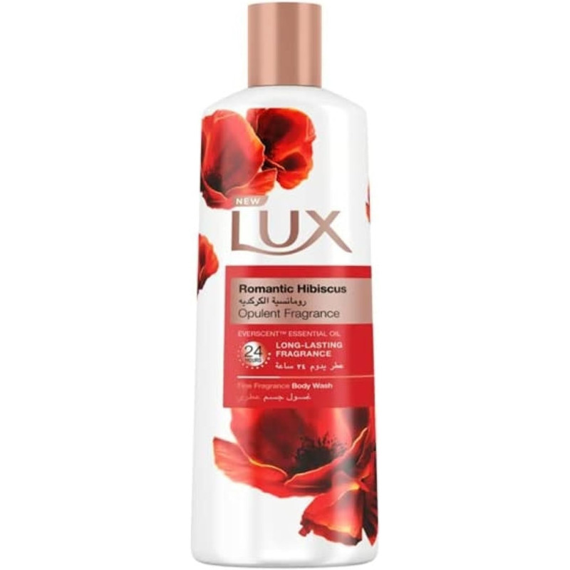 LUX Body Wash Romantic Hibiscus Opulent Fragrance, 250ml