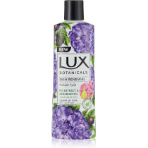 LUX Botanicals Perfumed Body Wash For Skin Renewal With Fig Extract And Geranium Oil, 250ML