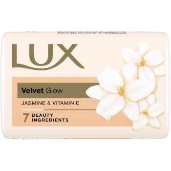 LUX Velvet Touch Jasmine And Almond Oil Soap Bar, Pack 3 x 150g Each