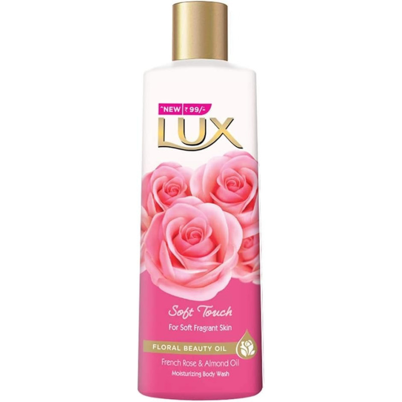 LUX Soft Touch Silk Essence And Rose Infusion Moisturising Body Wash, 240ml