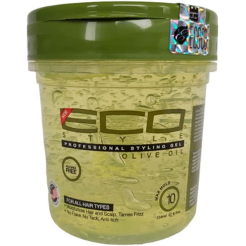 Eco Style Olive Oil Styling Gel Hold And Control Hair Textures, 236Ml