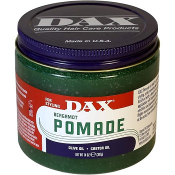 Pomade Olive And Castor Oil Jar Bergamot Moisturizing And Conditioning Properties For Hair, 397Ml