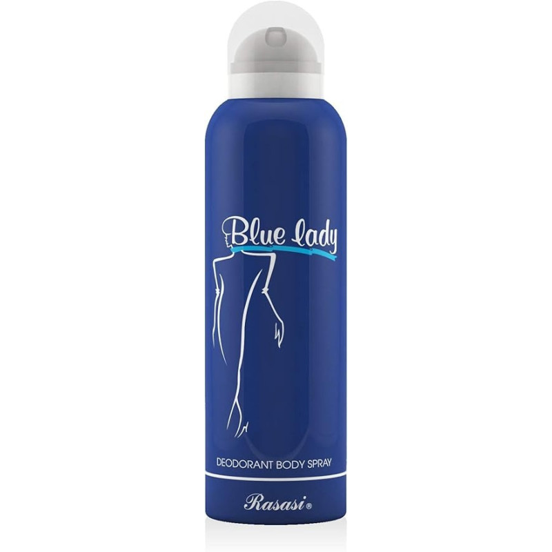 Blue Lady Deodorant Body Spray Floral And Fruity, 200Ml