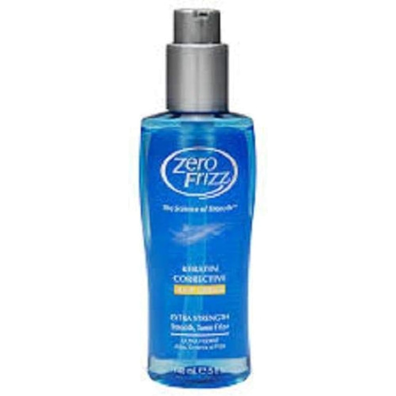 Zero Frizz Keratin Corrective Hair Serum Providing A Sleek And Smooth Finish To Your Hair