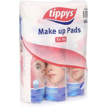 Tippys Cotton Make Up Pads Washable And Reusable Duo-Soft/Pack Of 3