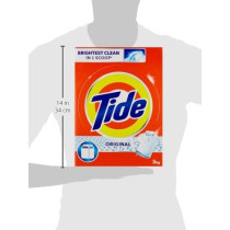 Tide Powder Laundry Detergent Original Scent Convenient Packaging, 3Kg