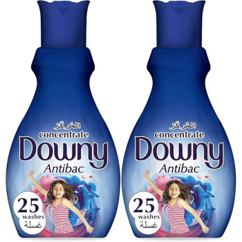 Downy Antitab Fabric Softener Designed To Make Clothes Softer, 1L, Dual Pack