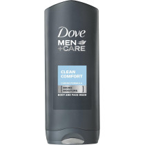 Dove For Men Plus Care Clean Comfort Body And Face Wash, 400Ml