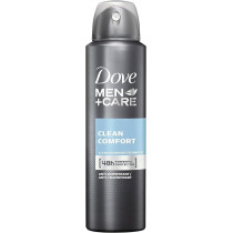 Dove Men+Care Antiperspirant Deodorant Spray Clean Comfort Protects 48 Hours Against Body Odour And Sweat, 250 Ml, Pack Of 3