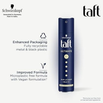 Taft Schwarzkopf Taft Hair Lacquer, Hold 5+, Ultimate, 250 Ml