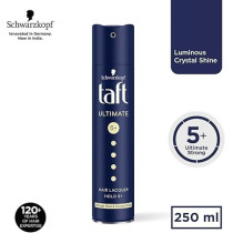 Taft Schwarzkopf Taft Hair Lacquer, Hold 5+, Ultimate, 250 Ml