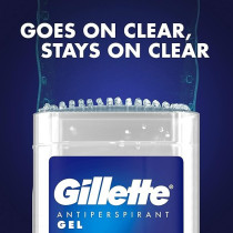 Gillette Stick Clear Gel Cool Wave Fragrance That Leaves You Feeling Clean And Invigorated
