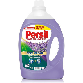 Persil Lavender Liquid Detergent Power Gel Value Pack, 2.9 Litres