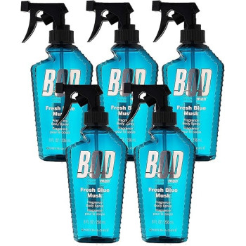 Bod Man Fresh Blue Musk Fragrance Body Spray, 236 Ml, Pack Of 5