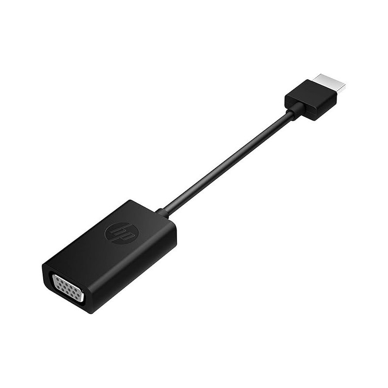 Hp HDMI To VGA Cable Adapter, X1B84AA, Black Colour