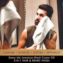 Sunny Isle Jamaican Black Castor Oil Hair And Beard Wash, 354Ml
