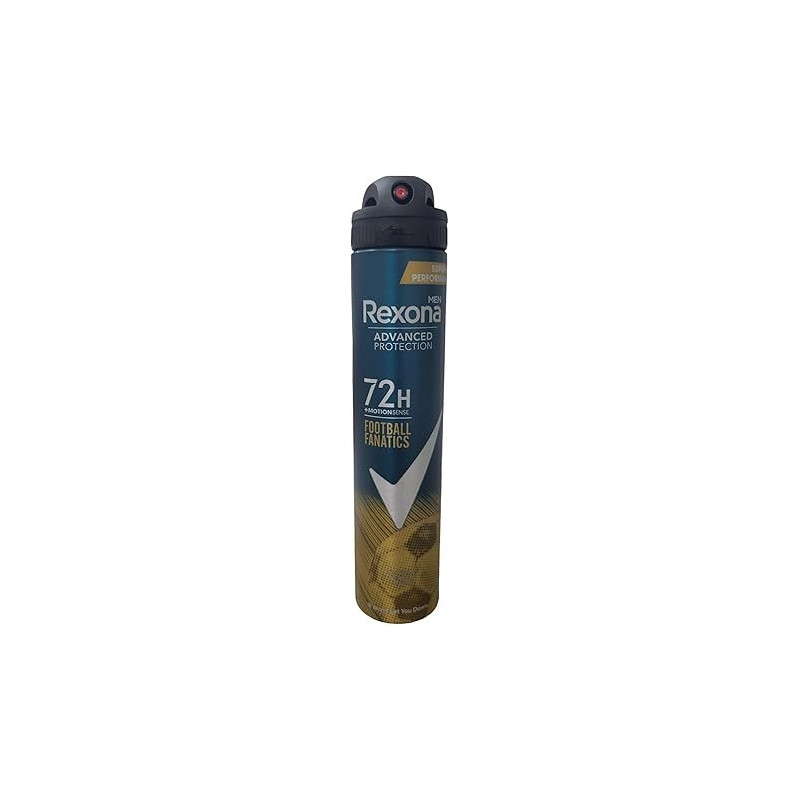 Rexona Men 72H Plus Advanced Protection Foot Ball Fanatics, 200 Ml