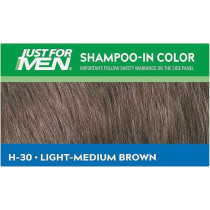 Just For Men Shampoo, In Hair Colour, Light Medium Brown, H-30
