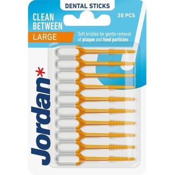 Jordan Clean Between Dental Sticks Large Value Pk, 20 Pieces