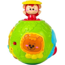 Winfun Childrens Animal Ball With Light And Sound, Assorted Colour, 44527