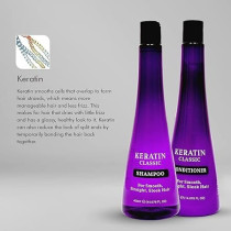 Keratin Classic Shampoo And Conditioner Combo Pack, 400 Ml