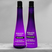 Keratin Classic Shampoo And Conditioner Combo Pack, 400 Ml
