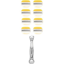 Venus Comfortglide Coconut Womens Razor Handle Plus 8 Blade Refills