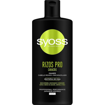 Syoss Rizos Pro Shampoo For Curly Or Wavy Hair, 440 Ml