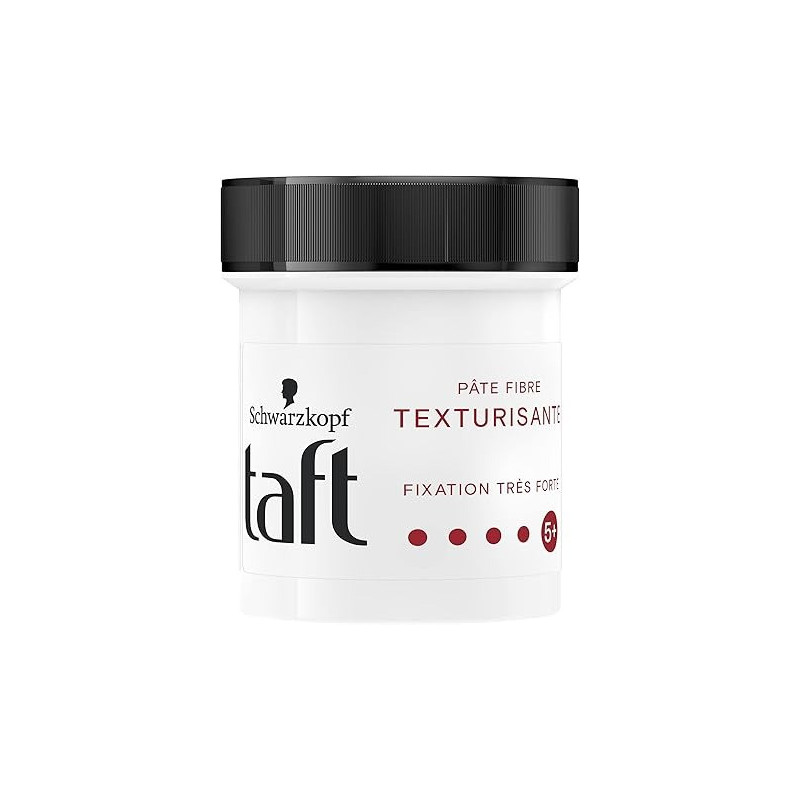 Schwarzkopf Taft Carbon Kraft Textured Fibre Paste, 130 Ml Tin