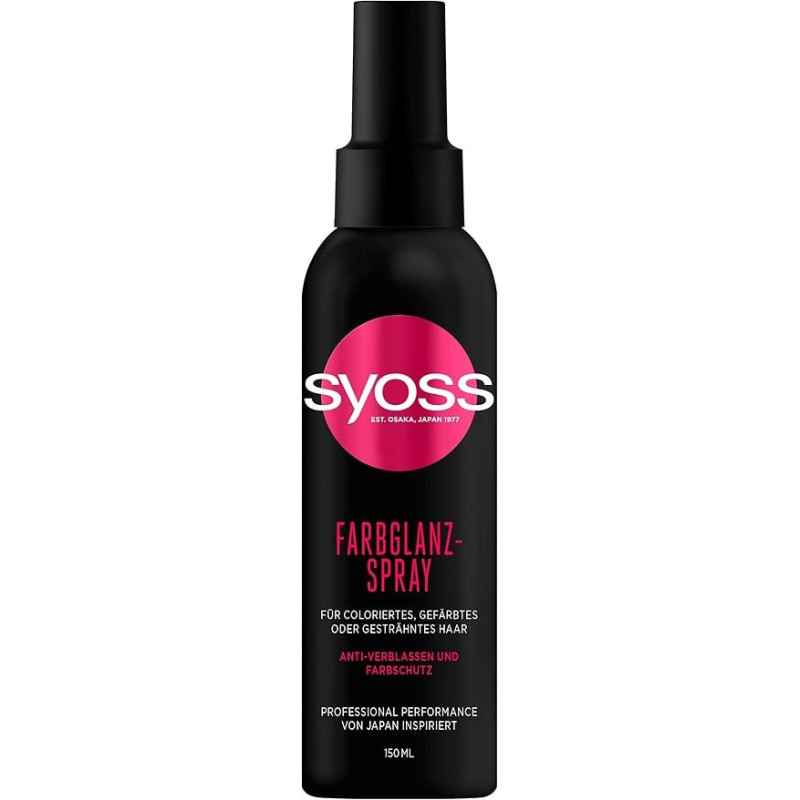 Syoss Spray Farbglanz For All Type Of Hair, 150 Ml