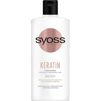 Syoss Keratin Hair Conditioner For Easily Breaking Hair, 440 Ml
