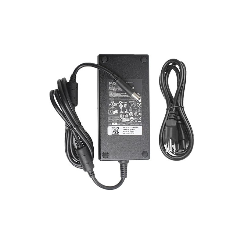 180W Laptop Charger Fit For Dell Wd15 Business Dock K17A Monitor Docking Station Wd19Tb K20A Wd19 Thunderbolt Dock Tb15 Tb16 K16A Wd19Tbs Tb18Dc Dock D6000 D6000S