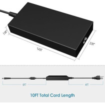 180W Laptop Charger Fit For Dell Wd15 Business Dock K17A Monitor Docking Station Wd19Tb K20A Wd19 Thunderbolt Dock Tb15 Tb16 K16A Wd19Tbs Tb18Dc Dock D6000 D6000S