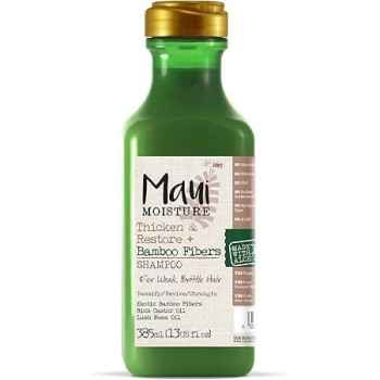 Maui Moisture Thicken And Restore And Bamboo Fibre Shampoo, 385 Ml, Pack Of 2