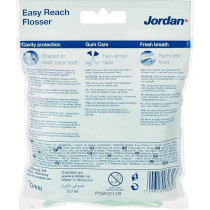 Jordan Easy Reach Dental Flosser Cool Mint, 25 Pieces